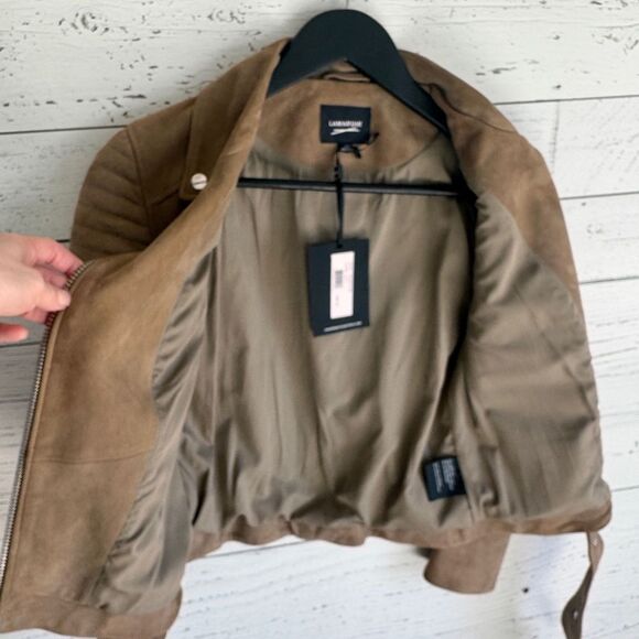 LAMARQUE Laeticia Suede Leather Jacket - Picture 5 of 8